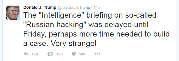 President-Elect Trump's relationship with the CIA and other intelligence agencies are going to be a bit strained.