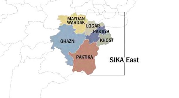 Map SIKA East USAID Afghanistan SIGAR Nov 2018